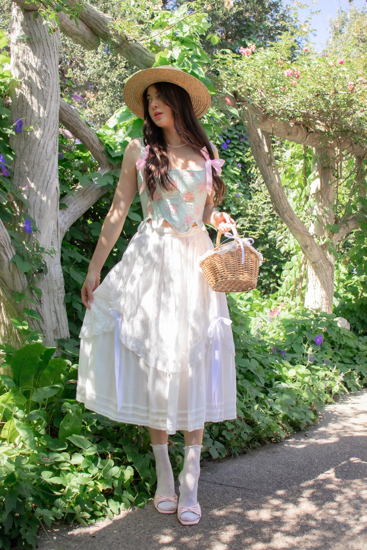 The Colette Corset - Blossom Meadow Preorder