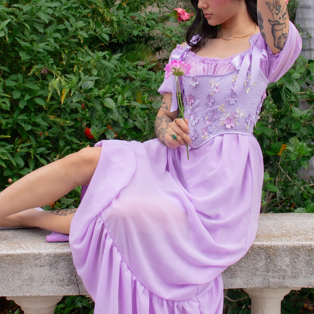 The Sugar Veil Chemise - Lavender preorder
