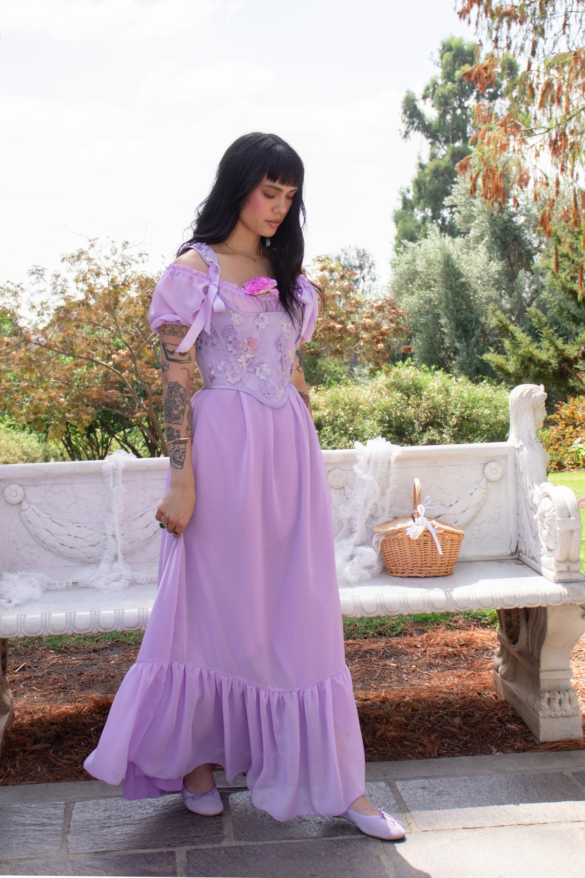 The Sugar Veil Chemise - Lavender preorder