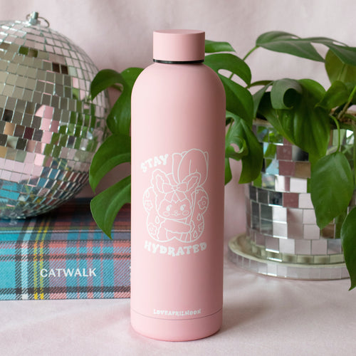 Stay Hydrated Bottle in White – LoveAprilMoon