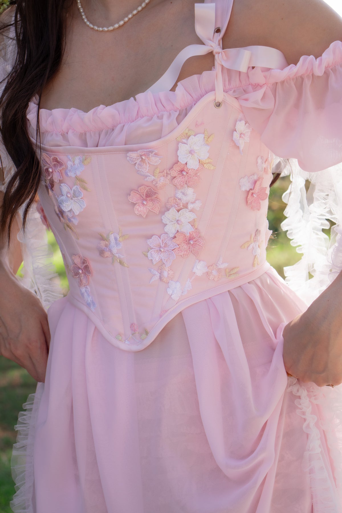 Pink Wisteria Corset Preorder