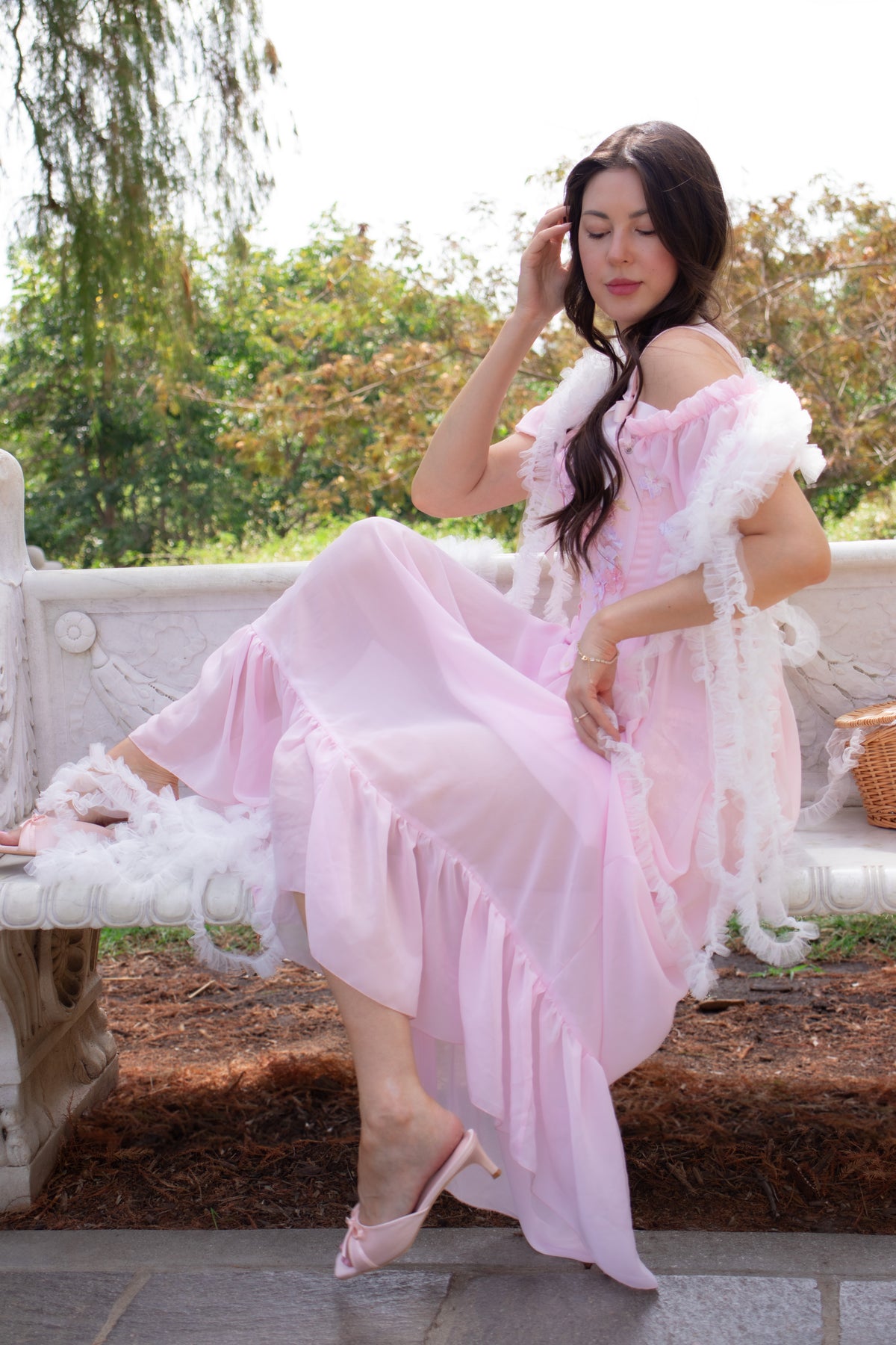 The Sugar Veil Chemise - Pastel Pink preorder