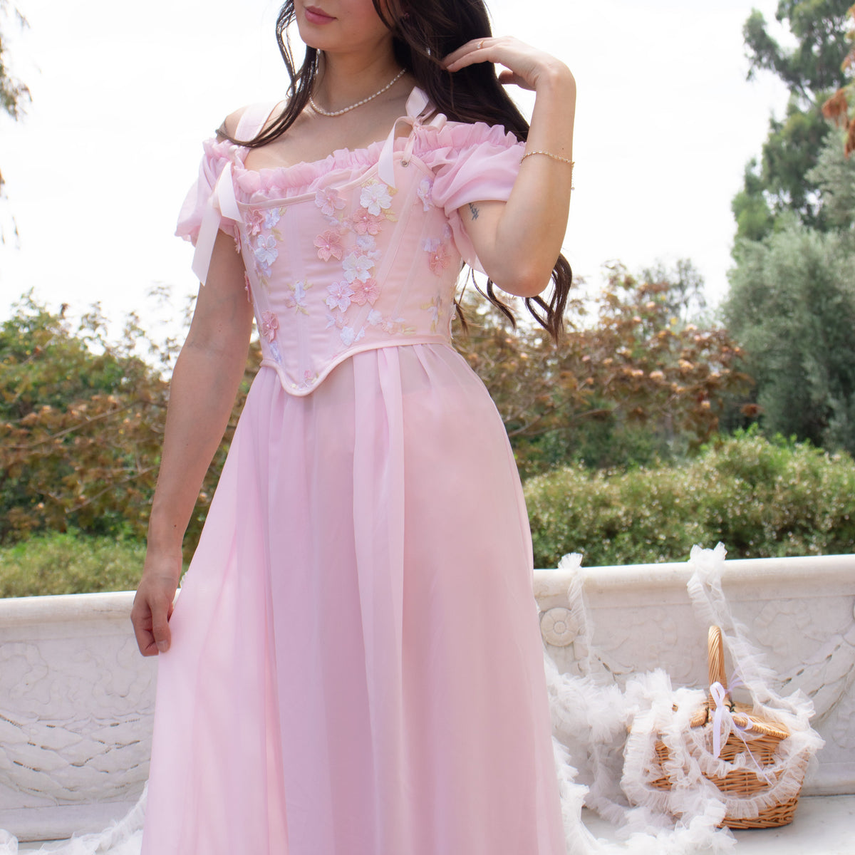 The Sugar Veil Chemise - Pastel Pink preorder