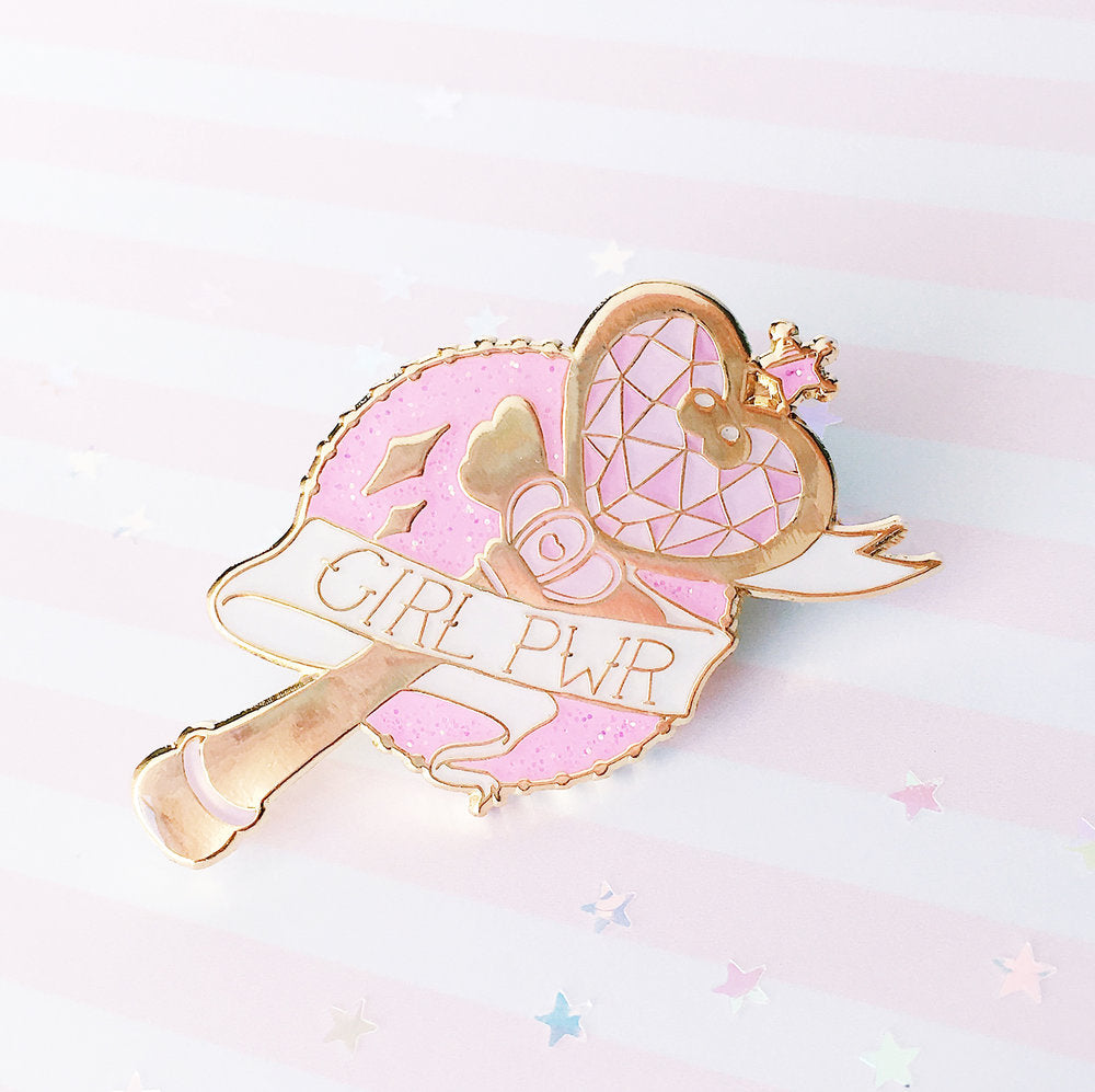 Girl Pwr Wand Pin - LoveAprilMoon