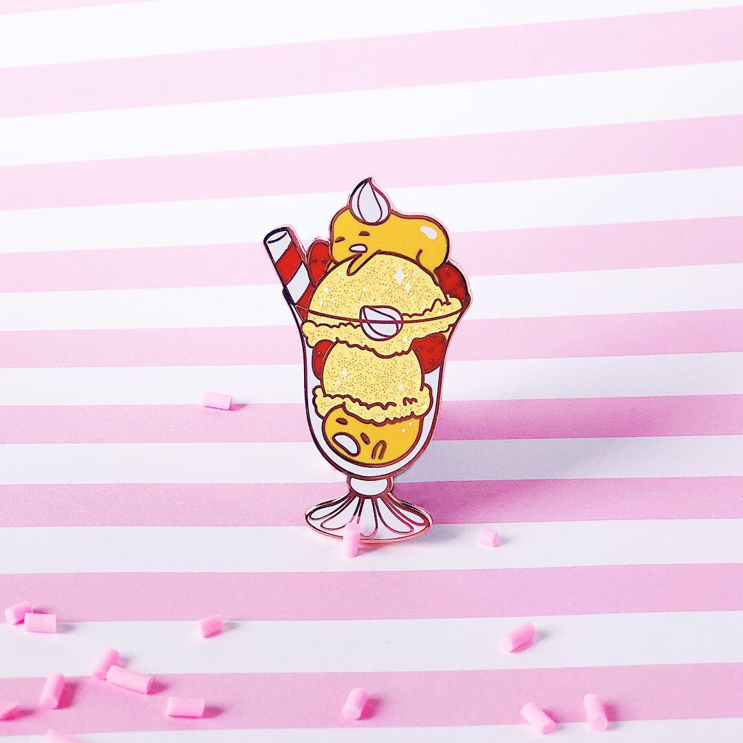 Gude Ice Cream Pin - LoveAprilMoon