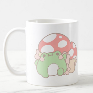 Mushroom Frog Mug