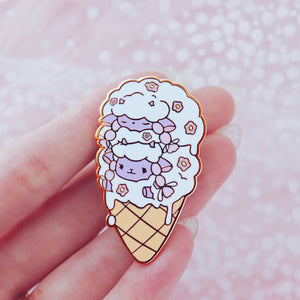 Wooloo Ice Cream Pin